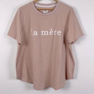 🆕 BAE. La Mère Greatest Achievement Bead La Mere Maternity Tee Womens Size Large